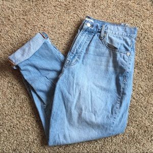 Madewell light wash jeans